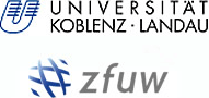 Logo ZFUW Uni Koblenz Landau Universität Koblenz Logo